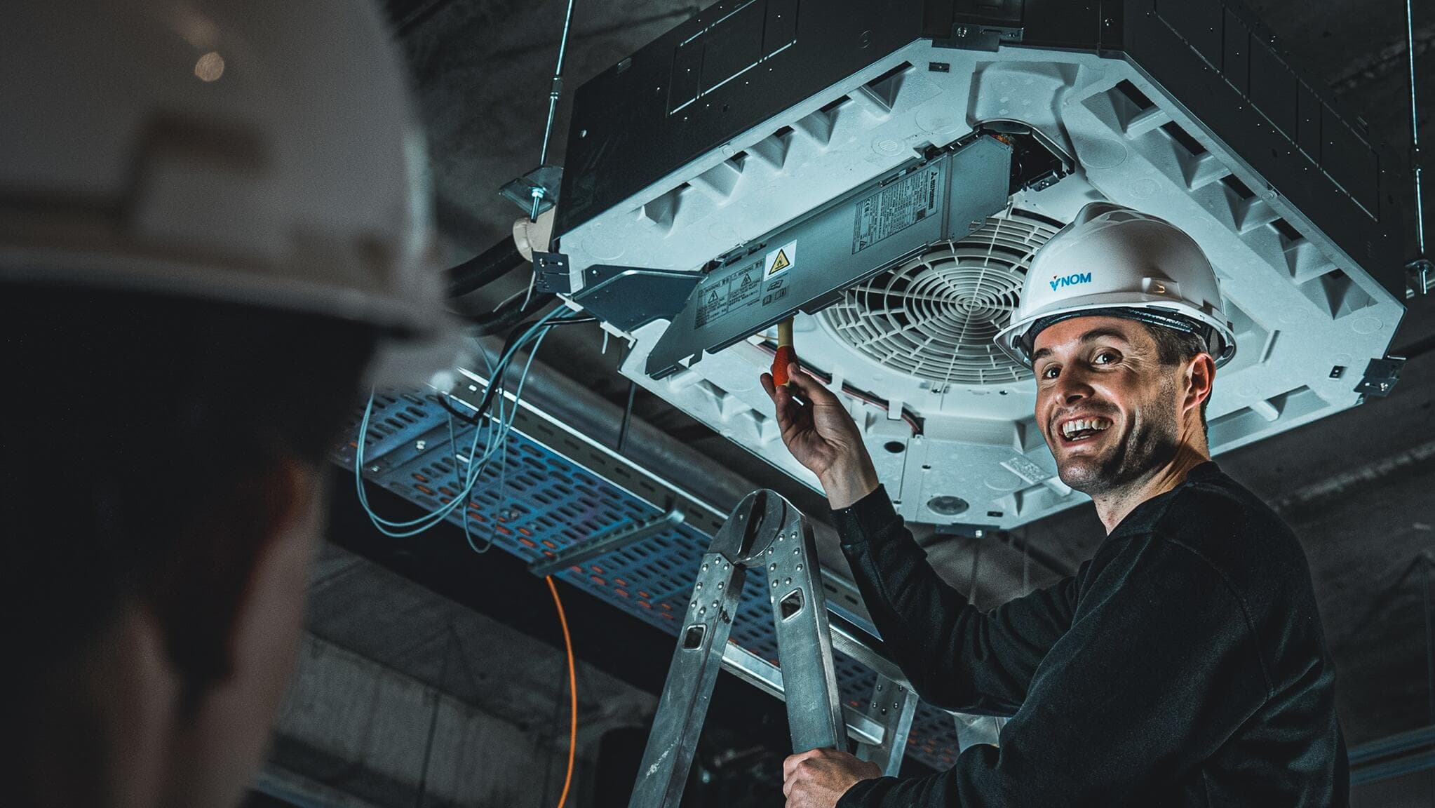 Bouw professional aan het werk